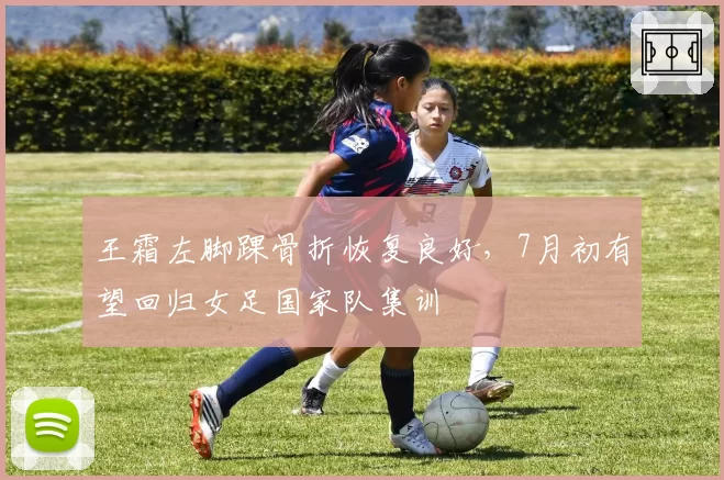 王霜左脚踝骨折恢复良好,7月初有望回归女足国家队集训